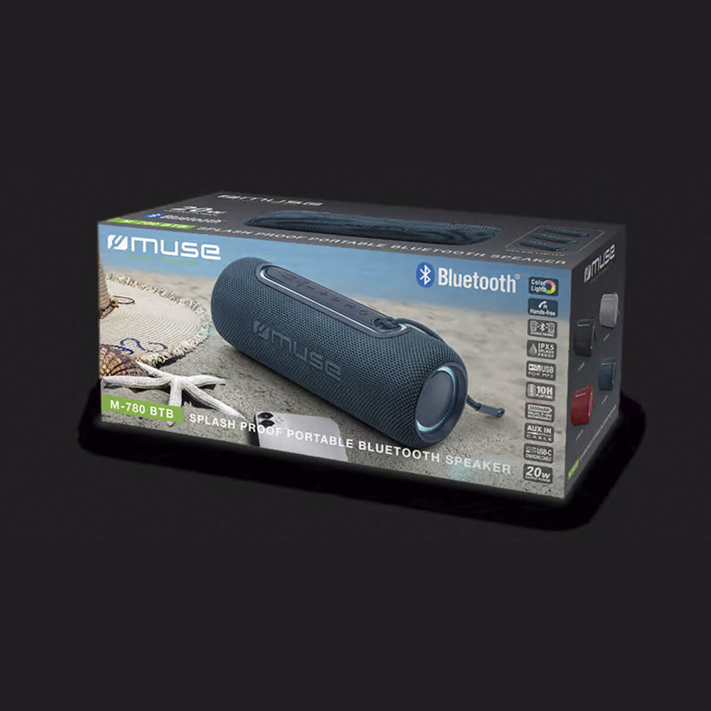 Portable Bluetooth Speakers Muse M780BTR     20W Blue 20 W