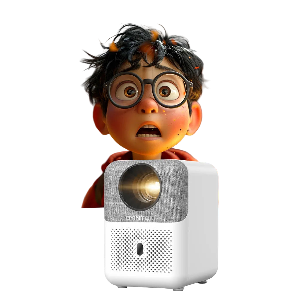 Smart Mini Home Theater Projector White